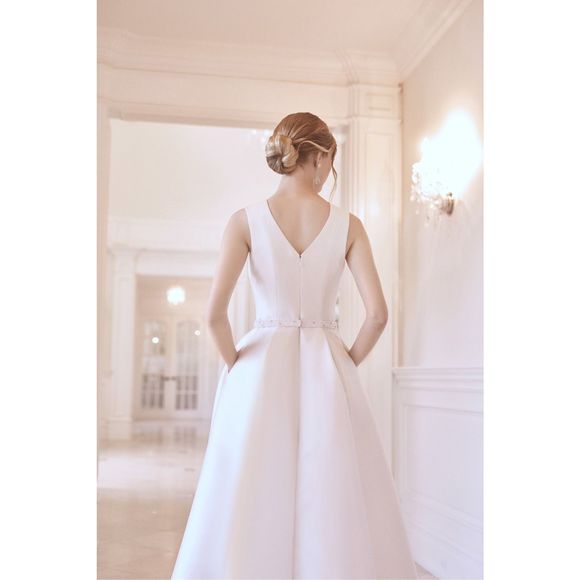 Sachin & Babi Kathryn Satin Ballgown - Picture 6 of 13